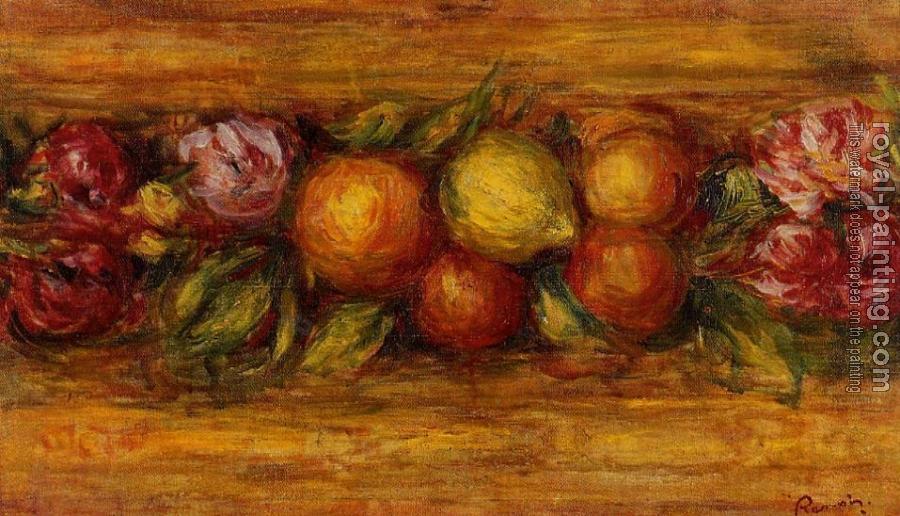 Pierre Auguste Renoir : Garland of Fruit and Flowers